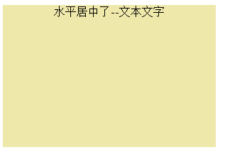 html中代码文字居中怎么写？