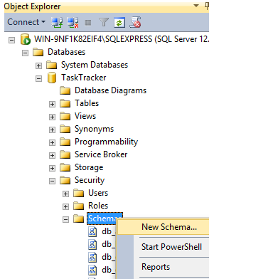 SQL Server 数据库模式