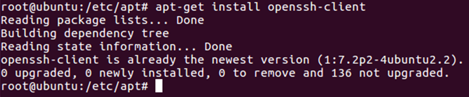 安装ssh-client