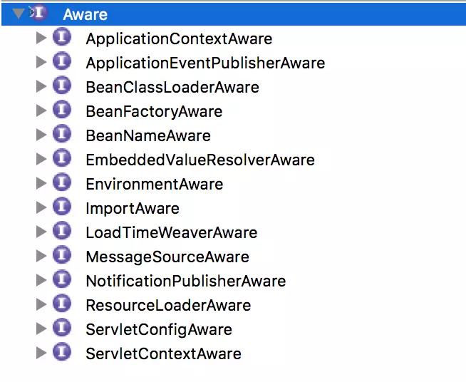 Spring中的aware接口