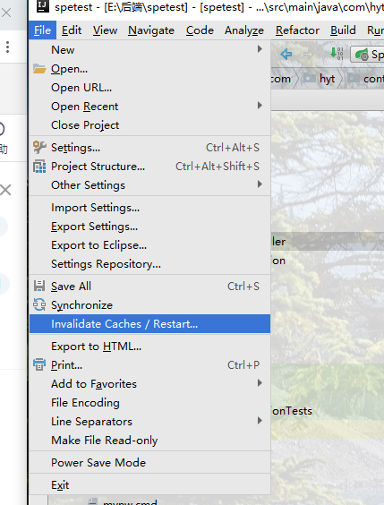 IntelliJ IDEA 如何清理缓存和重启