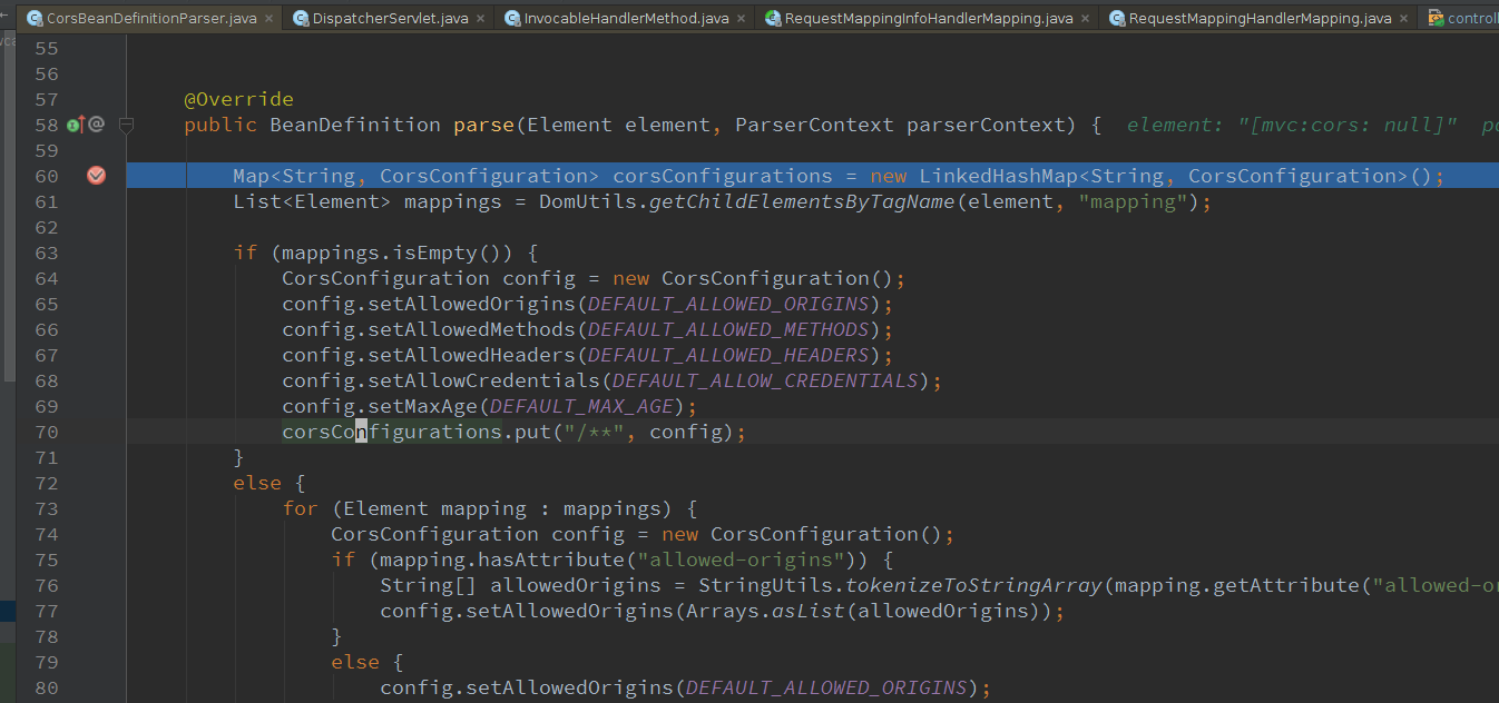 spring MVC cors跨域实现源码解析