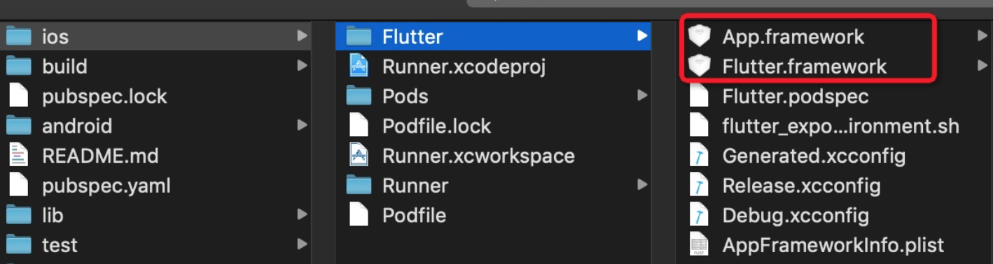 flutter : Failed to find assets path for “Frameworks/App.framework/flutter_assets“