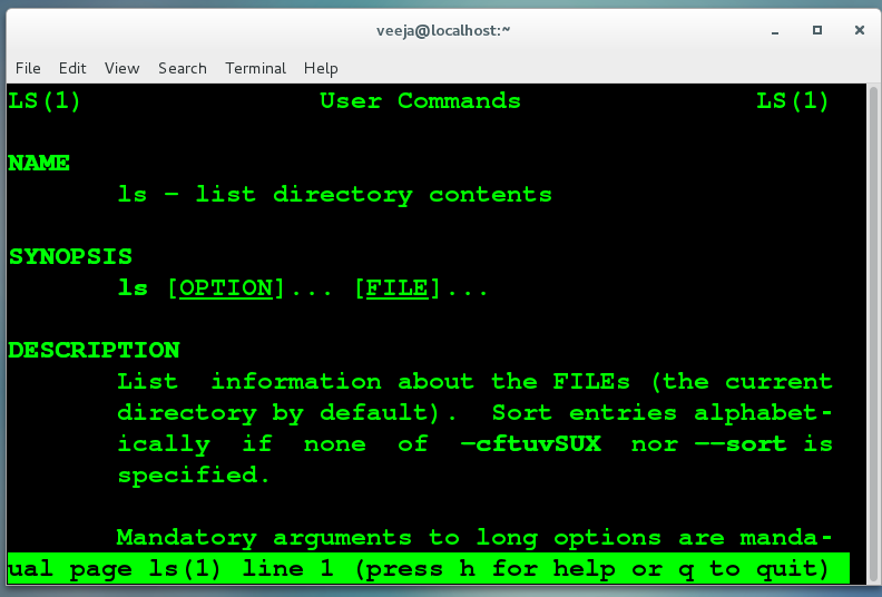 Linux下获取帮助：help、man、info以及doc