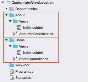 ASP.NET Core 2.0 自定义 _ViewStart 和 _ViewImports 的目录位置