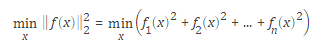 非线性最小二乘问题之Levenberg-Marquardt Method