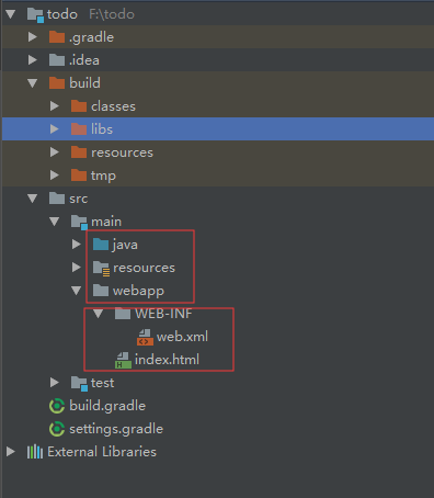 第一个Gradle Web项目——TODO-WEB