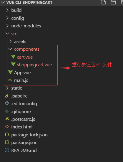 使用vue-cli实现购物车和地址选配功能