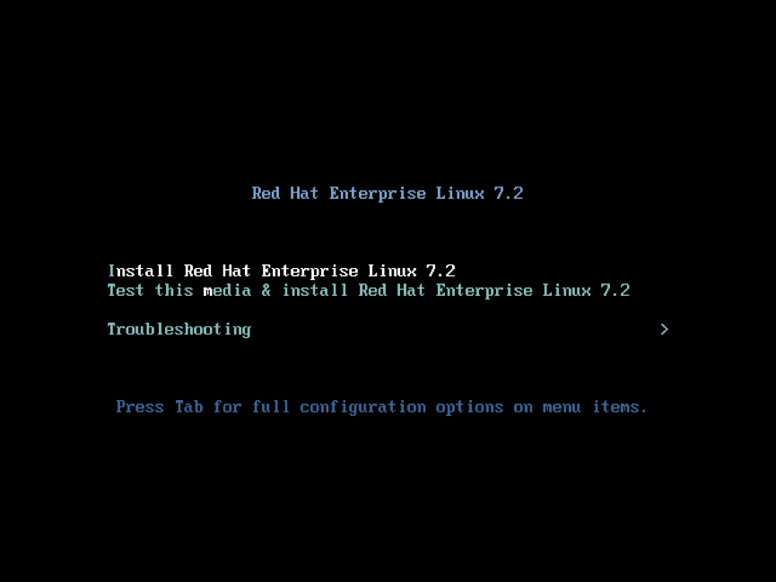 RedHat RHEL7.2 系统安装详细步骤