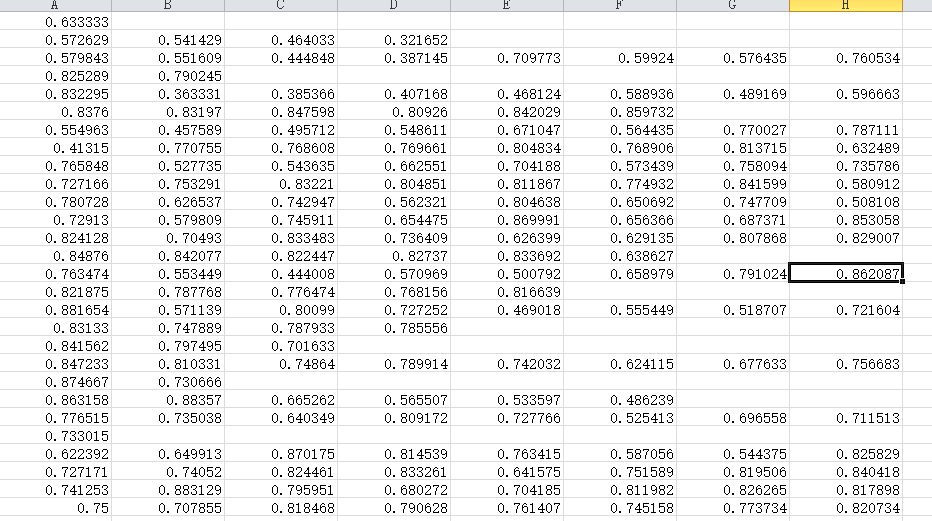 Excel 表格把所有行变成一行数据