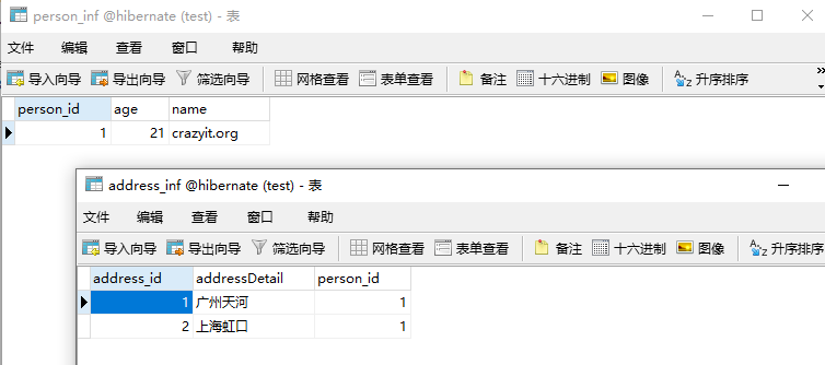 Hibernate实战——无连接表的单向1—N关联