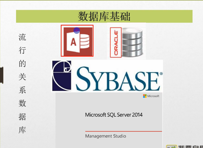 14-1数据库基础--数据库相关技术
