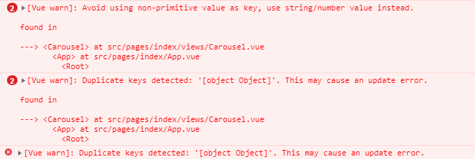 Avoid using non-primitive value as key, use string/number value instead.