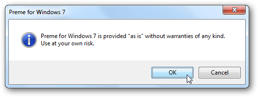 将Windows与Preme for Windows 7停靠在台式机侧面