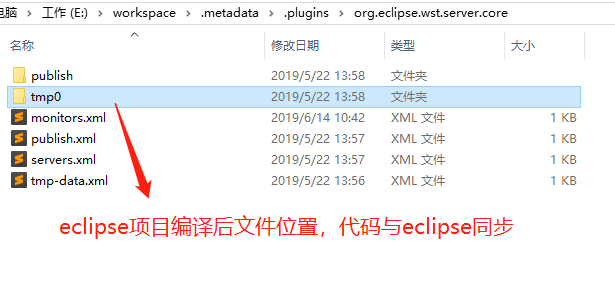 eclipse 项目编译后文件位置