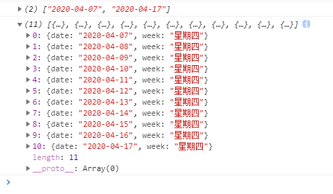 JavaScript生成指定范围的时间列表