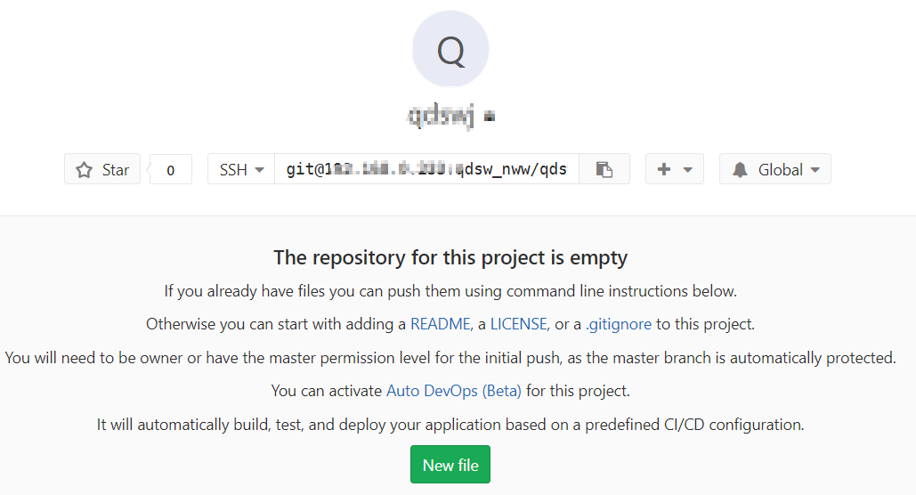 使用IDEA将项目上传到GitLab