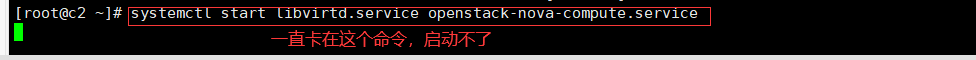 systemctl start libvirtd.service openstack-nova-compute.service不能成功启动