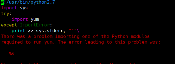 千万不要将centos中python 默认2.7的编译器改为3.x的，会出现File “/usr/bin/yum“, line 30 except KeyboardInterrupt, e: