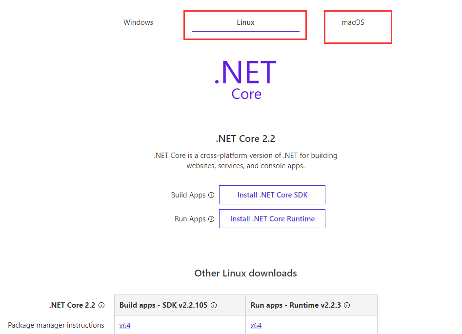 第一节. .Net Core环境的安装和常用指令