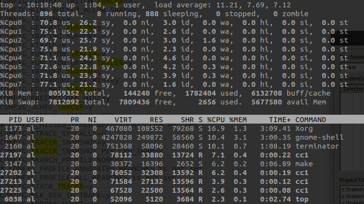 linux cpu占用率 监控工具 简介