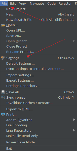 pycharm 更改字体和界面样式