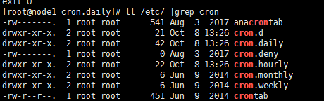 centos7 利用 crontab 执行 定时任务 计划任务