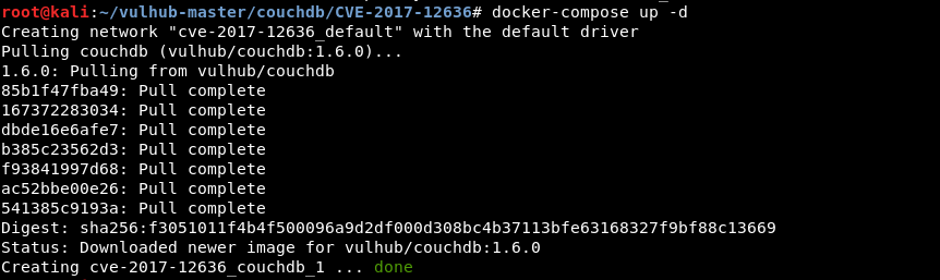 couchdb 任意命令执行漏洞 cve-2017-12636