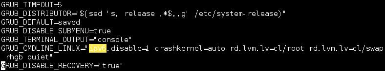 centos7 rhel7 禁用ipv6