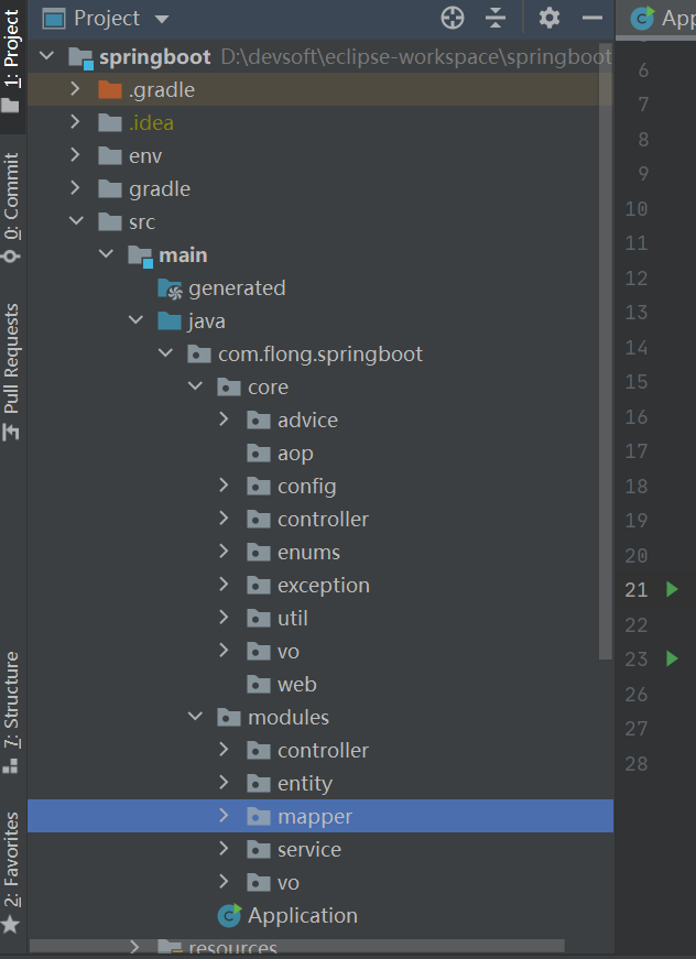 Spring Boot+Gradle+ MyBatisPlus3.x搭建企业级的后台分离框架