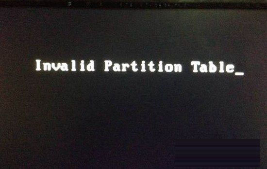 Window 解决开机报错:Invalid Partition Table