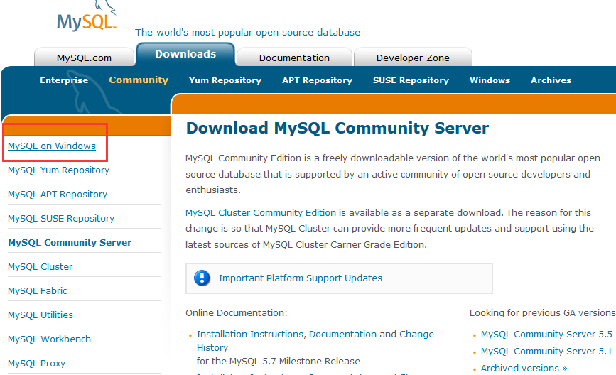 MySql5.6 Window超详细安装教程