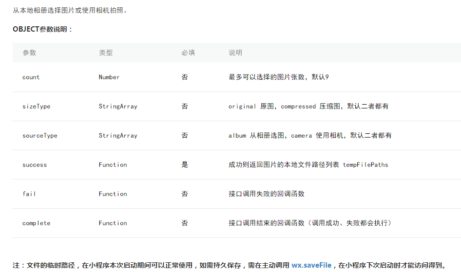 微信小程序开发—(四)上传图片