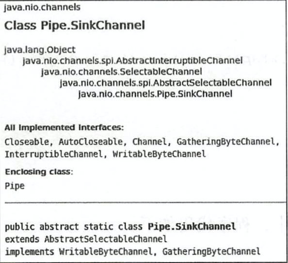 Pipe类的使用、SelectorProvider类的使用