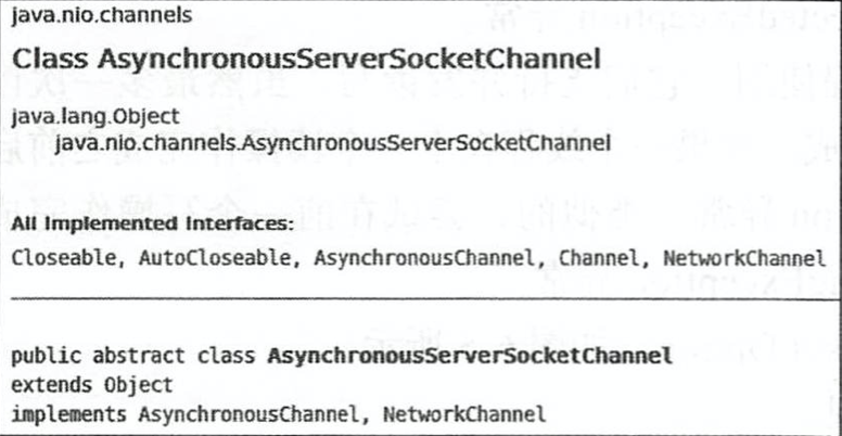 AsynchronousServerSocketChannel和AsynchronousSocketChannel类的使用