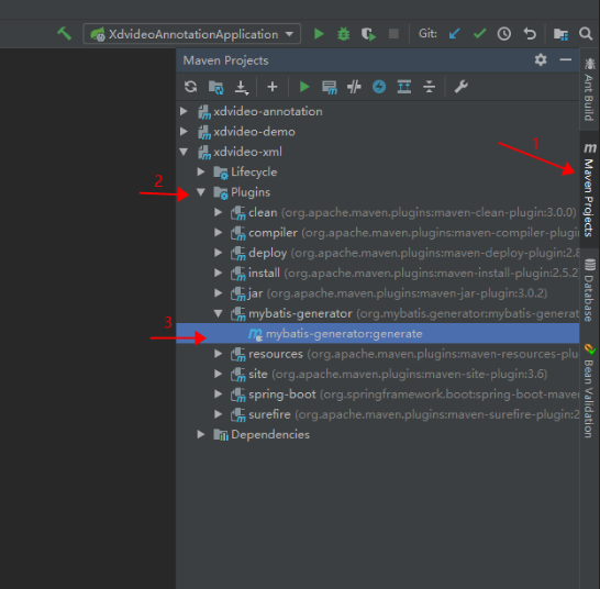 SpringBoot Mybatis 逆向工程