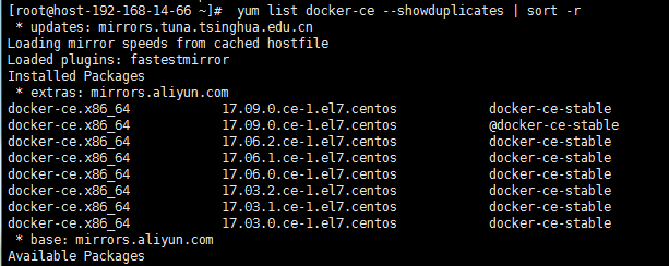 在CentOS7上安装docker