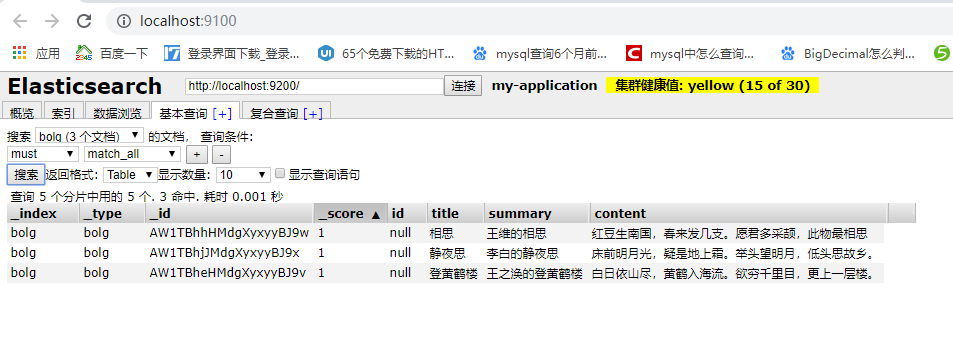 SpringBoot整合Elasticsearch