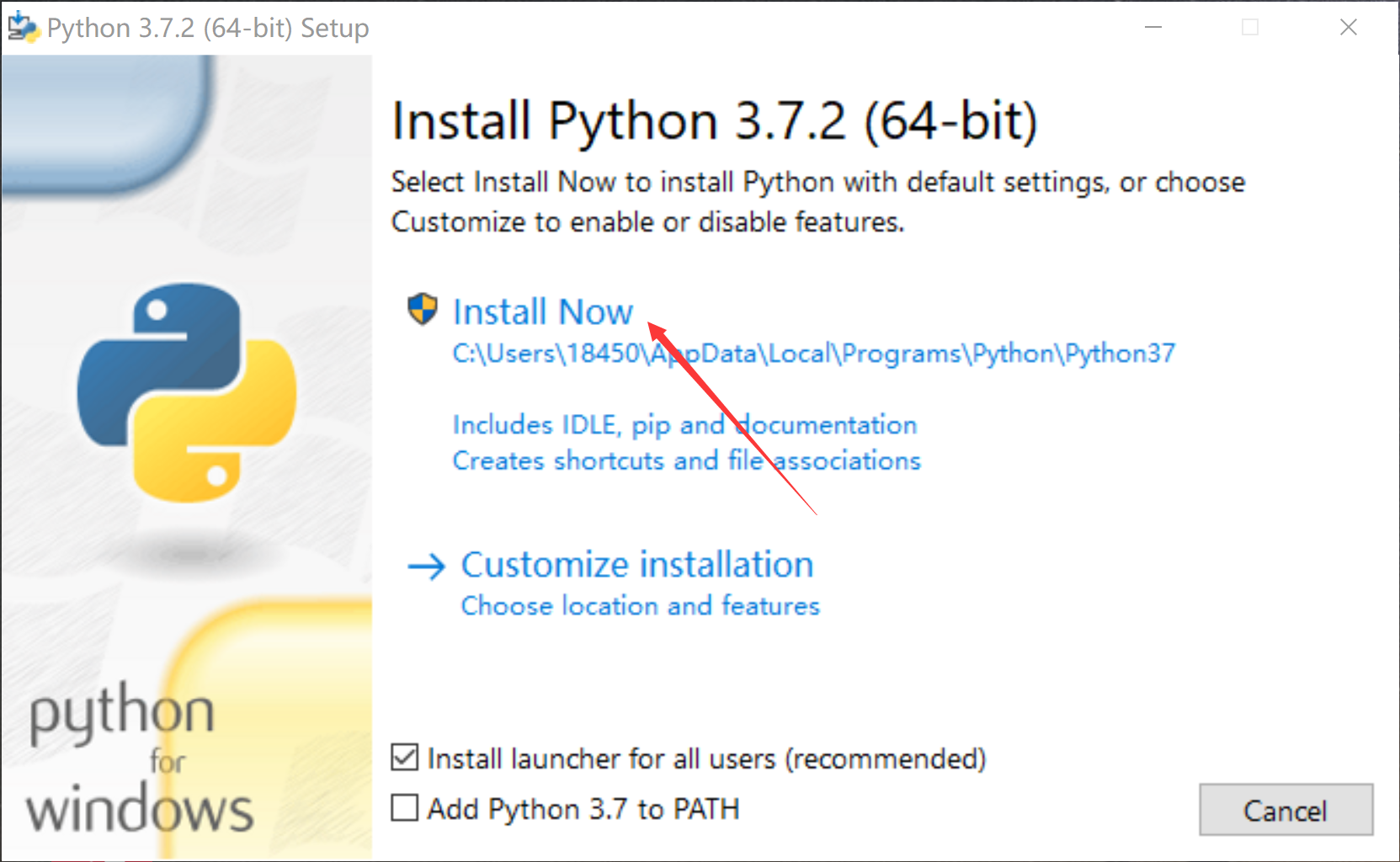 python3.7的下载与安装