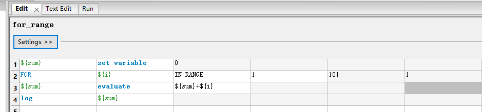 robot framework之ride（1.7.4）的for语句使用不了冒号：的问题？