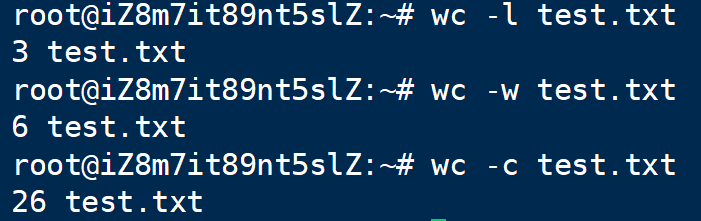 linux wc命令