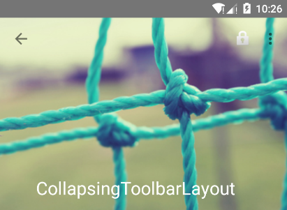 Material Design之CollapsingToolbarLayout使用