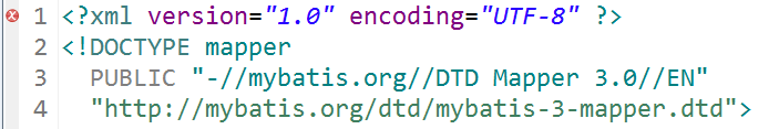 Referenced file contains errors (http://mybatis.org/dtd/mybatis-3-mapper.dtd)