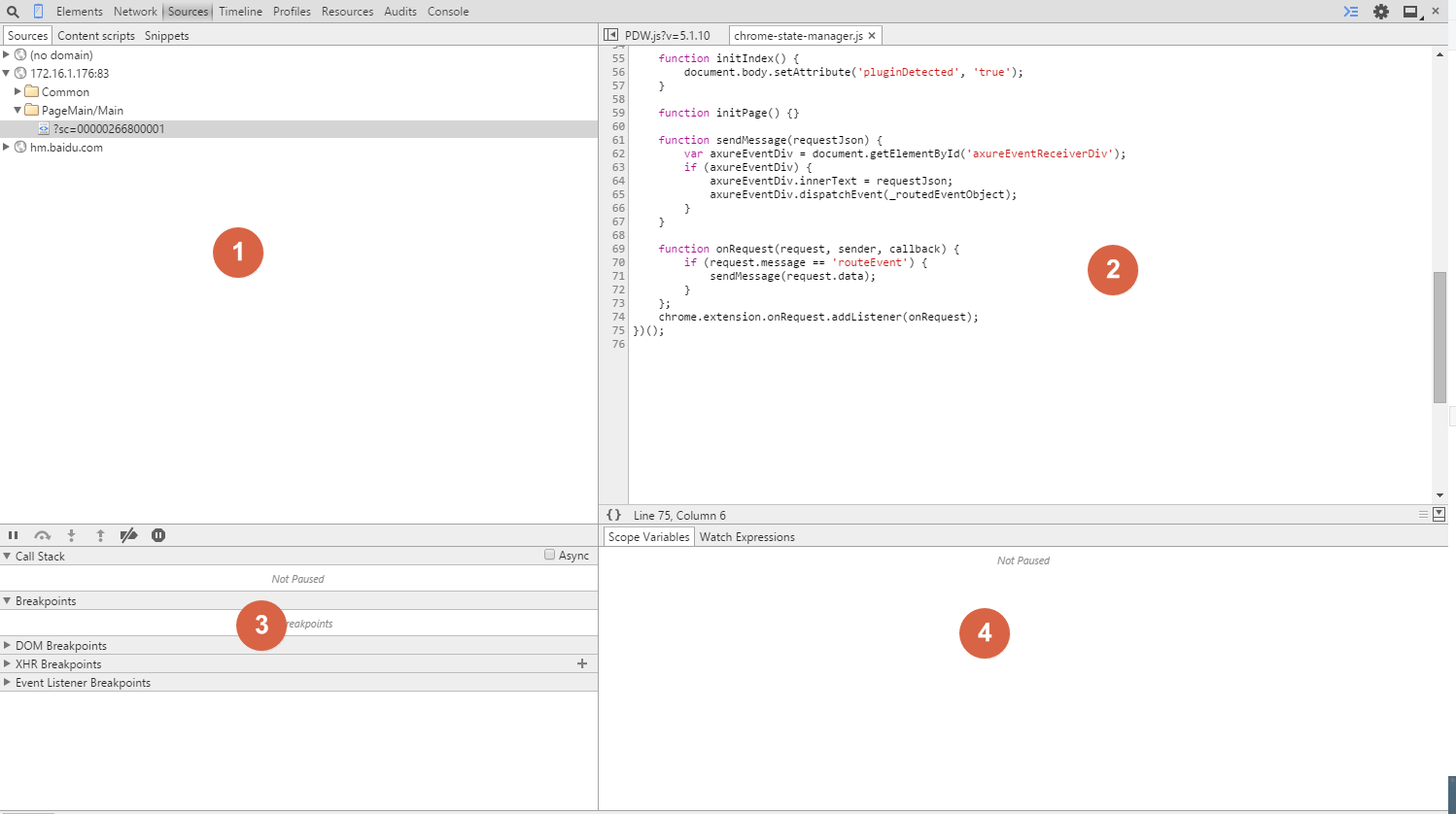 JavaScript 在Chrome浏览器调试技巧