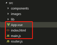 Vue中main.js，App.vue，index.html之间关系进行总结