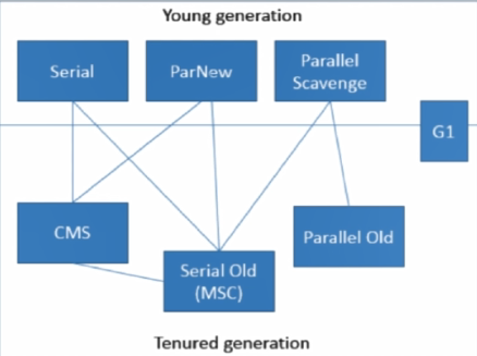 常见的垃圾收集器