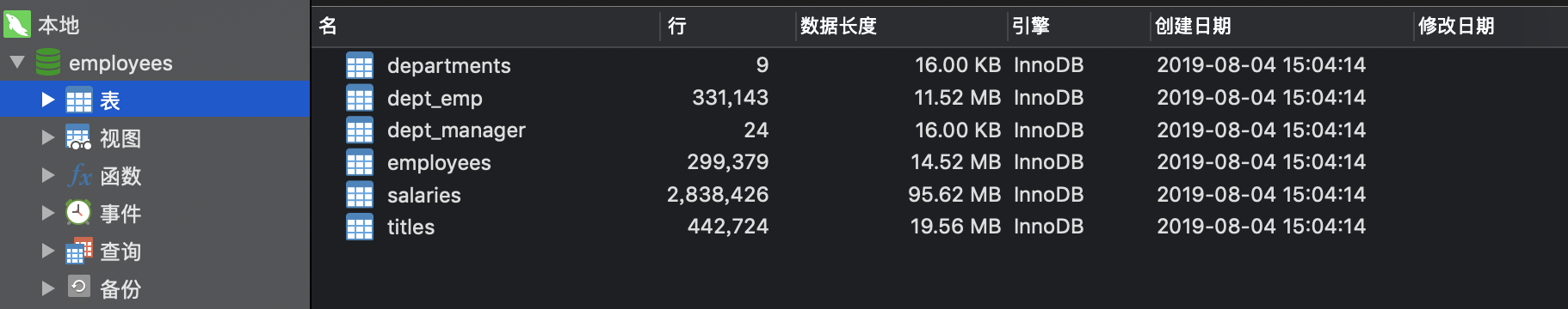 入门MySQL——查询语法练习