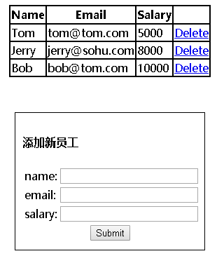 【jQuery】添加删除记录练习