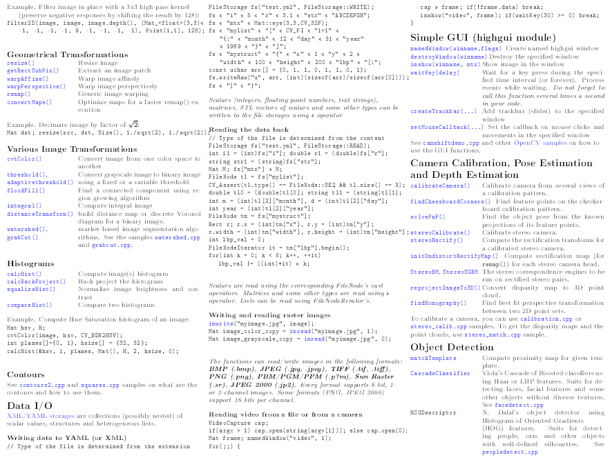 opencv2.4_cheatsheet