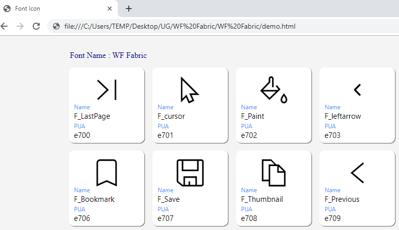 在Essential Studio for WinForms应用程序中使用图标字体